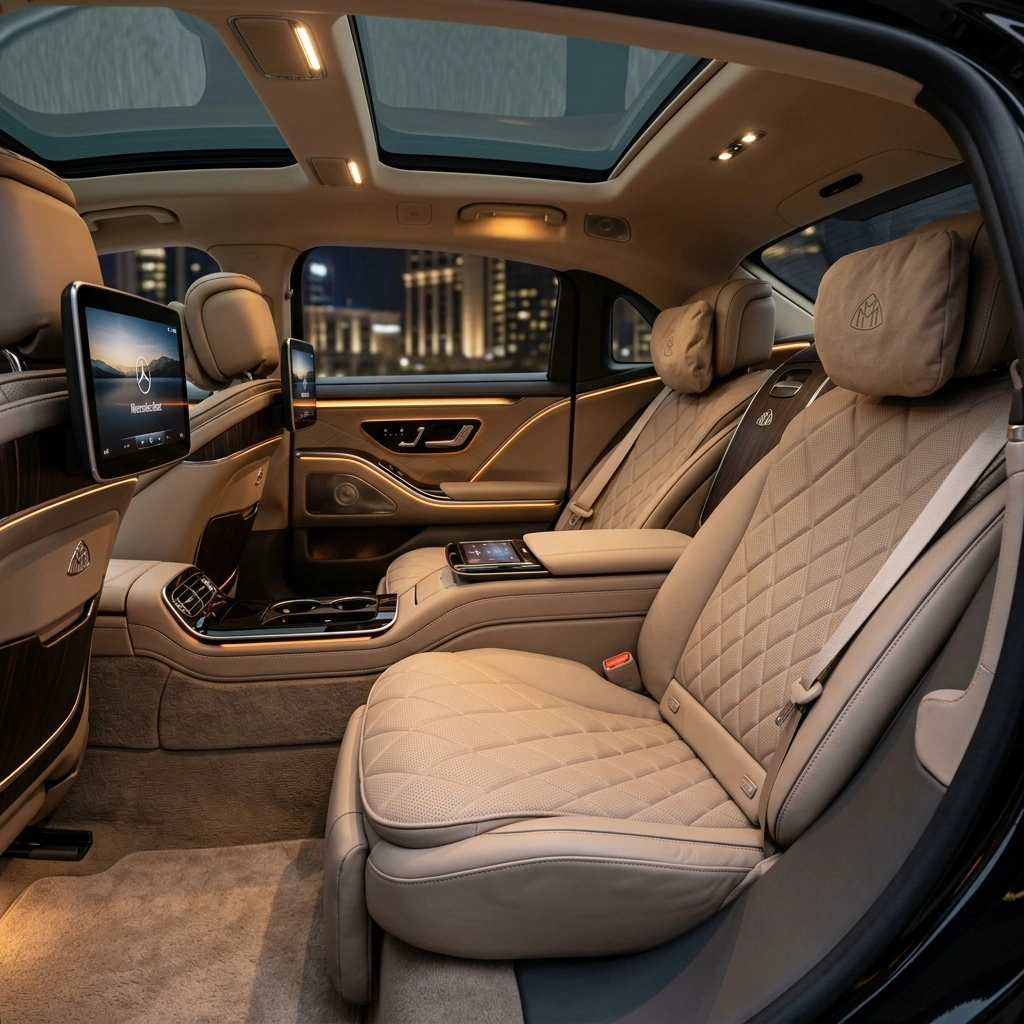 Mercedes-Benz S-Class — temsili iç mekân düzeni